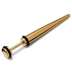 Satago | 1/4" (6 Mm) Gold-tone Faux Taper Earring