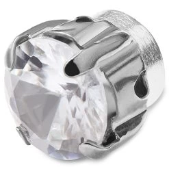 Clear Crystal Magnetic Earring