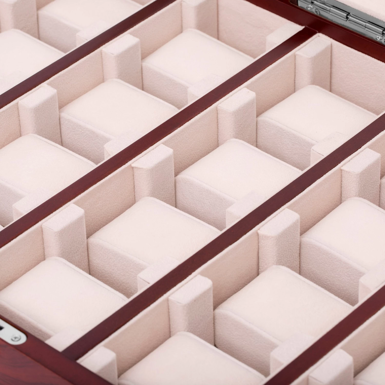 Bubinga Wood Watch Cabinet - 20 Watches - Image 8