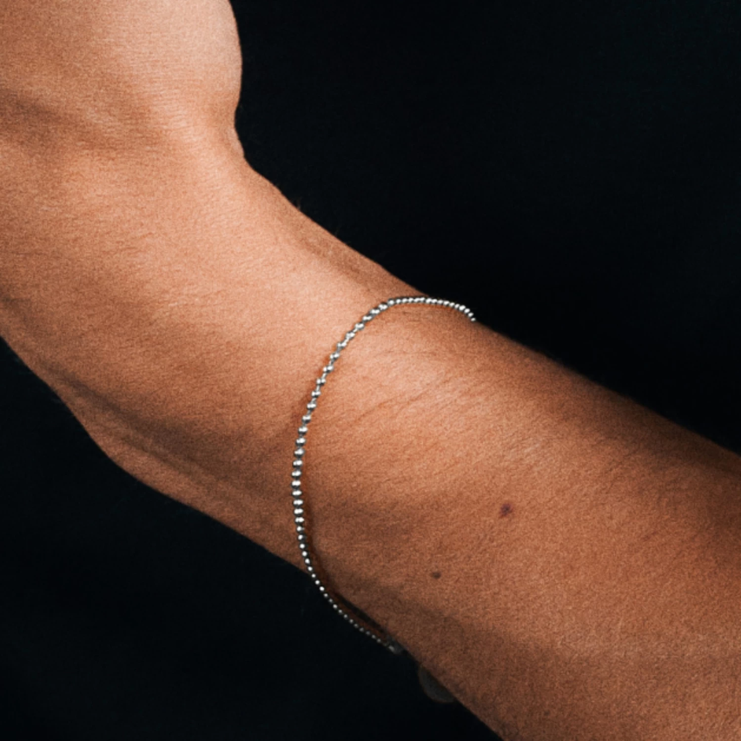 Essentials | 2.5 Mm Silver-Tone Ball Chain Bracelet - Image 7