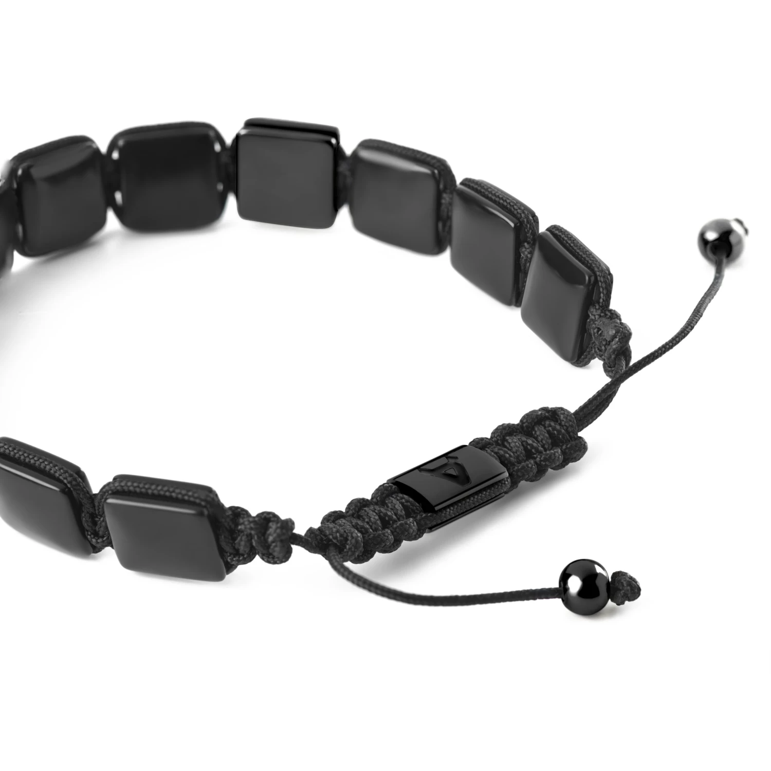 Elysian | Black Onyx Bead Flat Bracelet - Image 4