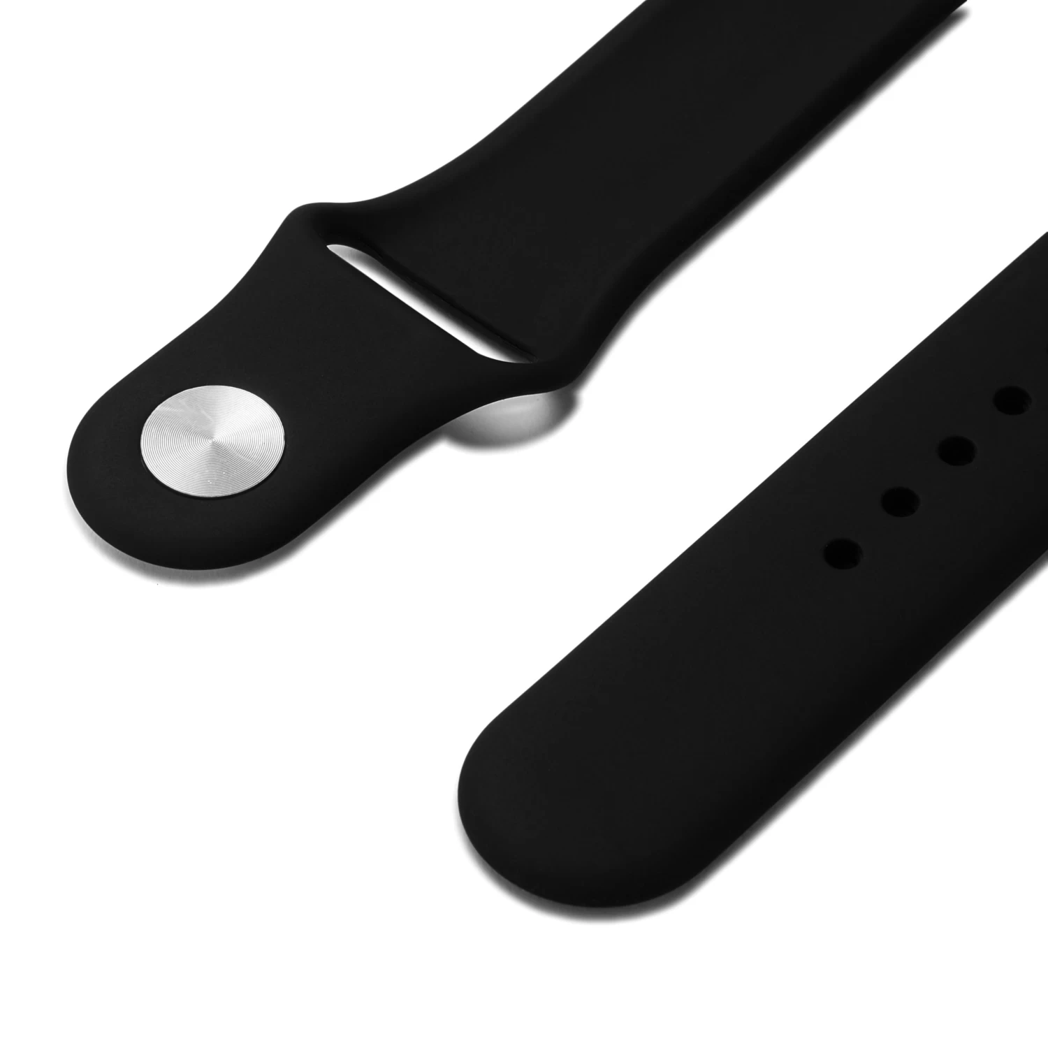 20mm Black Rubber Watch Strap – Quick Release - Image 6