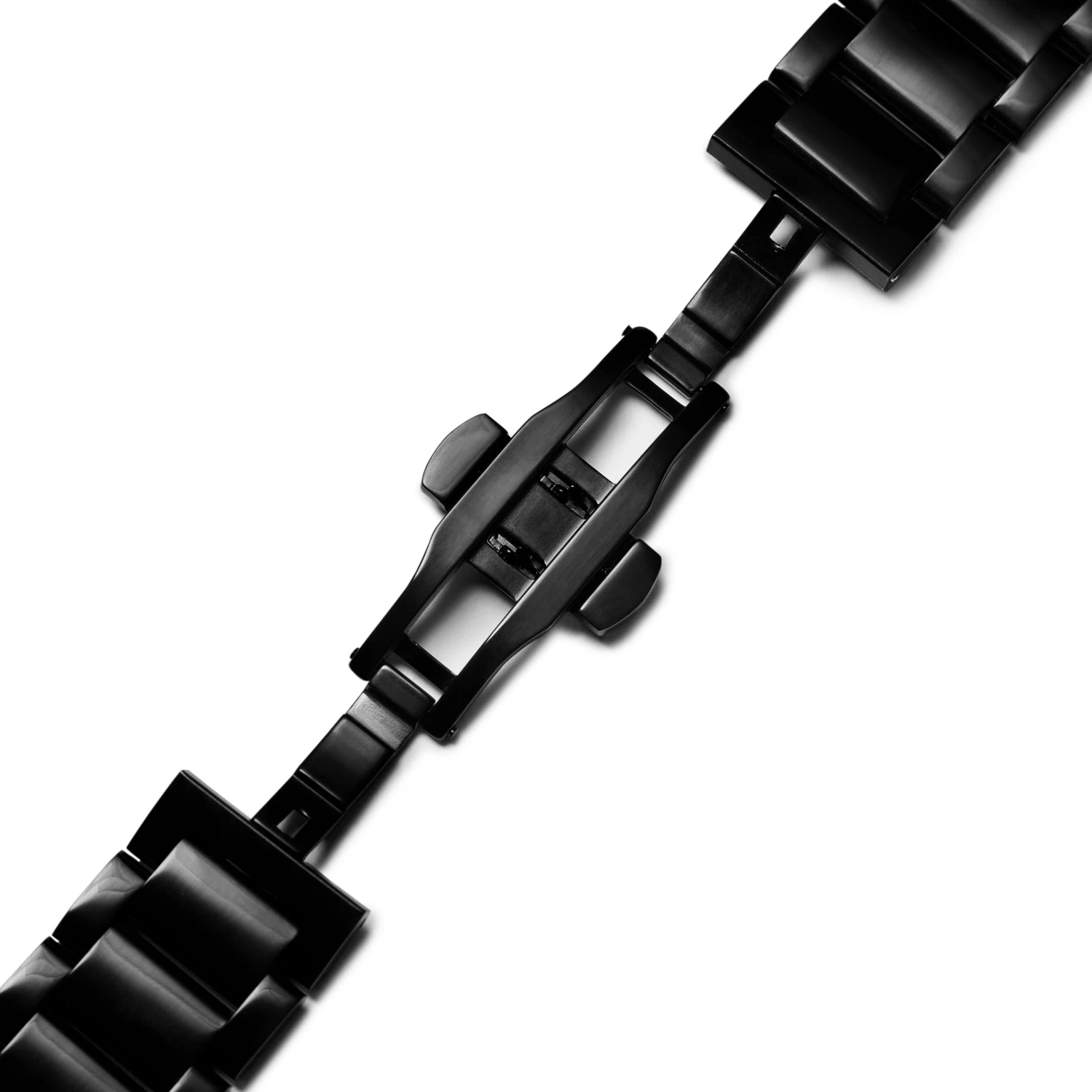 24mm Black Stainless Steel Watch Strap – Quick Release - Image 4