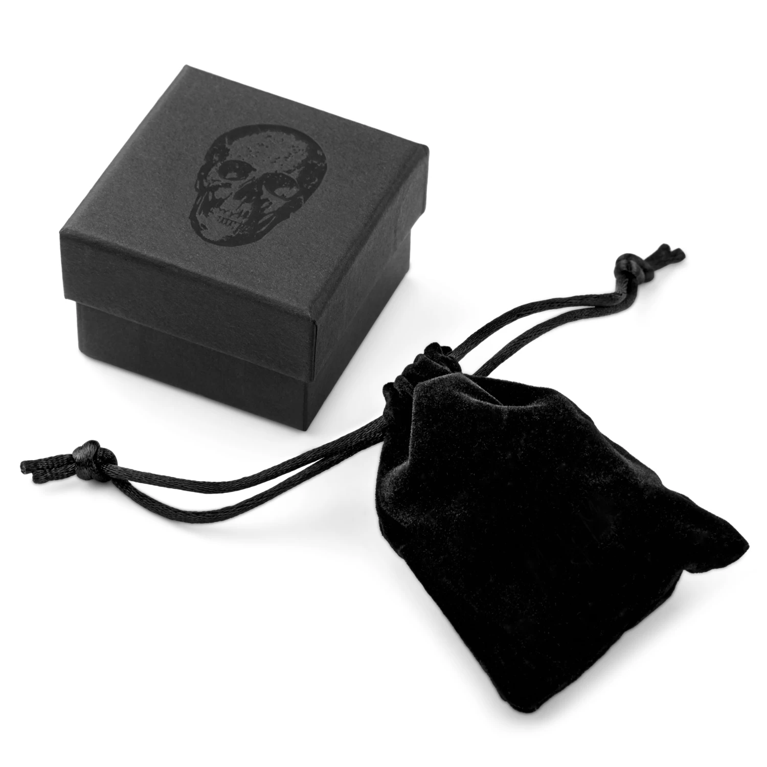 Jax | Dark Gray Stainless Steel With Black Agate Signet Ring - Image 3