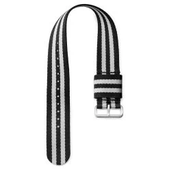 Ryka | 7/8" (22 Mm) Black And Grey Nylon Watch Strap