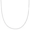 Argentia | 925s | 2mm Rhodium-Plated Sterling Silver Curb Chain Necklace