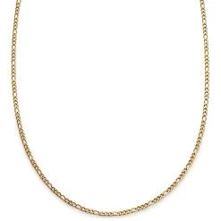 Essentials | 2 Mm Gold-tone Figaro Chain Necklace
