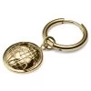 Gold-Tone Globe Hoop Earring