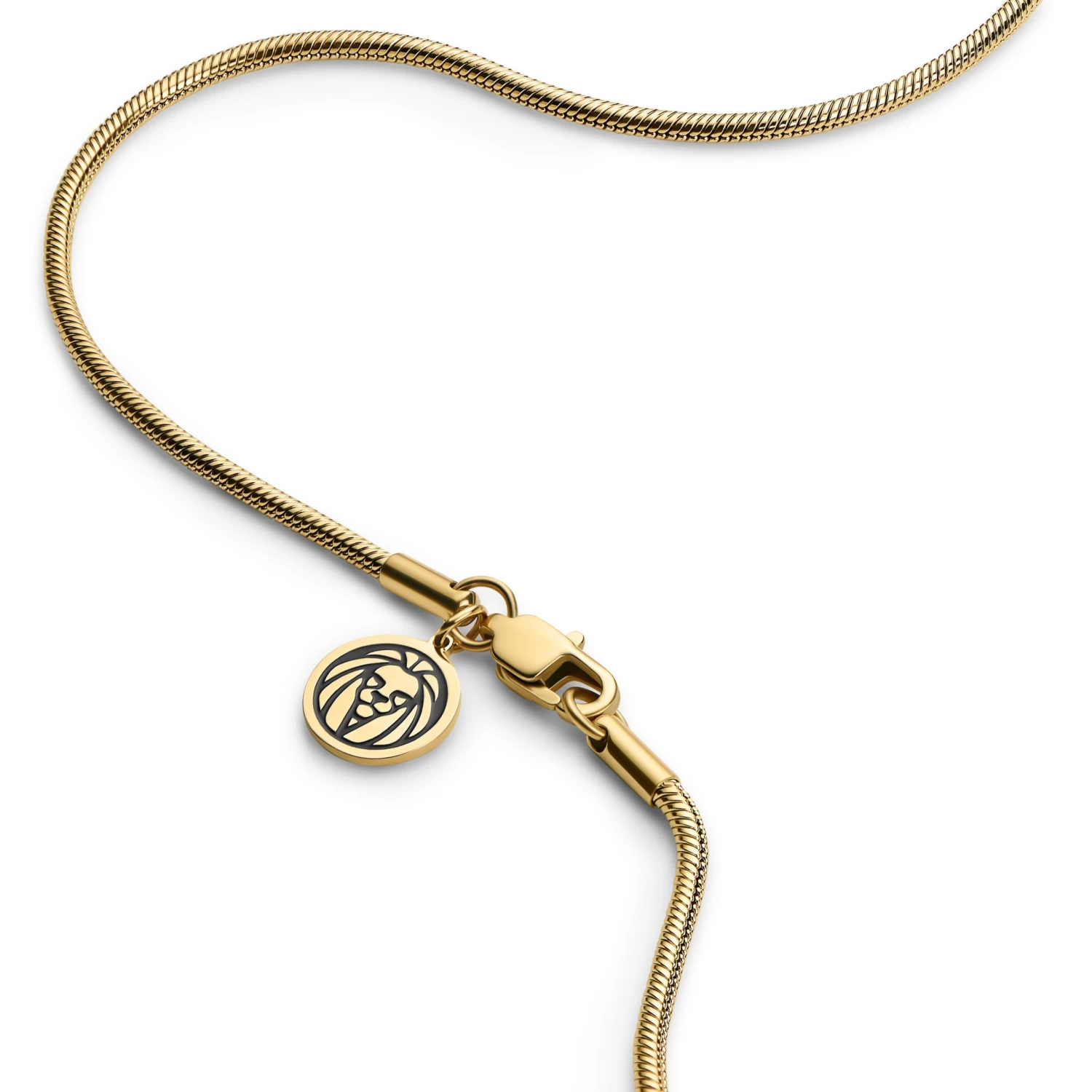 Essentials | 2 Mm Gold-Tone Snake Chain Necklace - Image 3