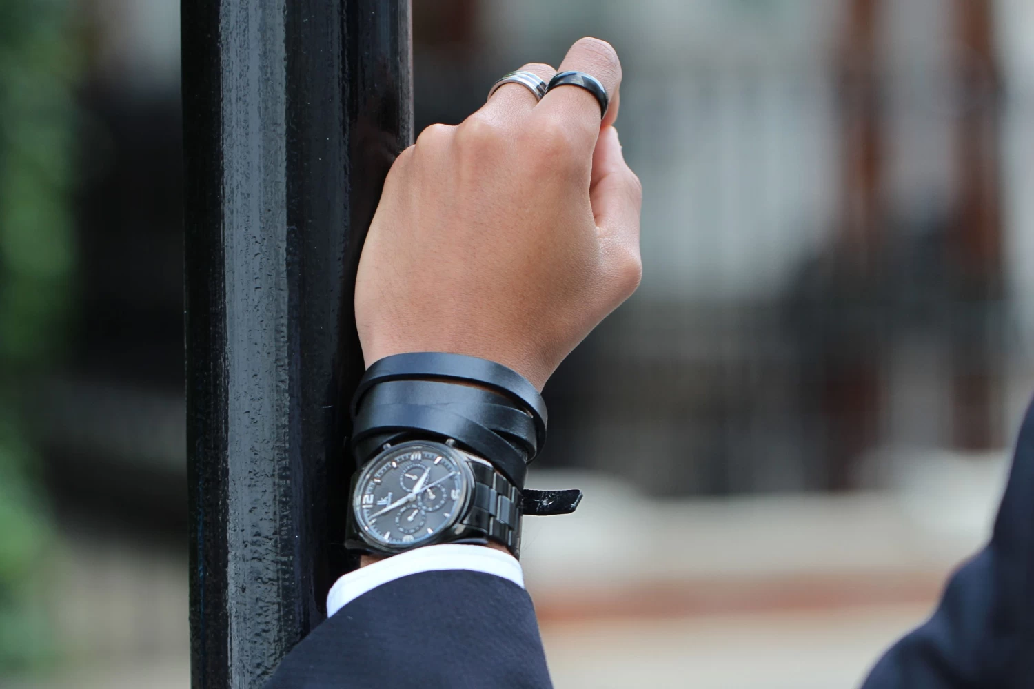 6 Mm Black Titanium Classic Ring - Image 6