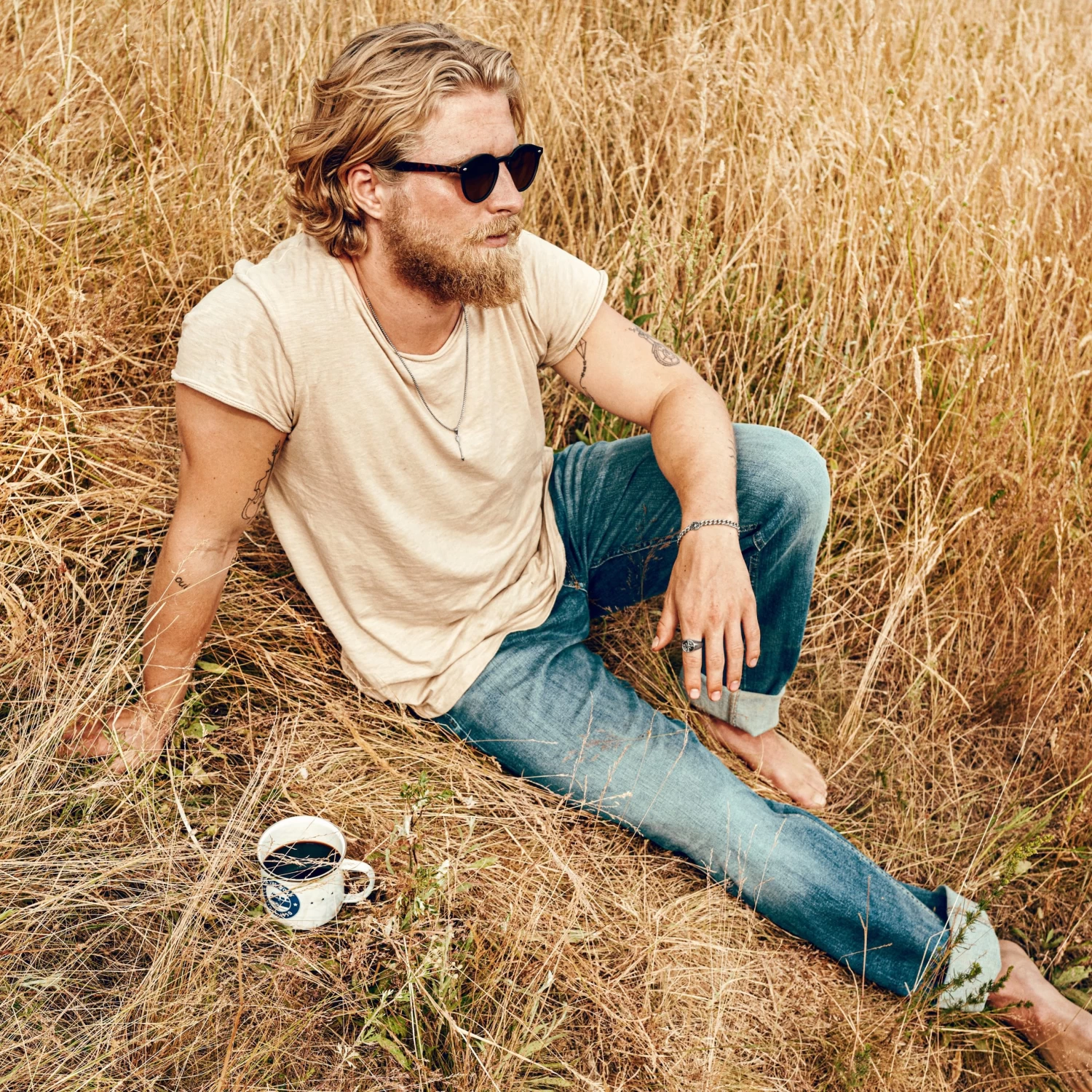 Atlas | Silver-tone Stainless Steel North Star Bracelet - Image 4