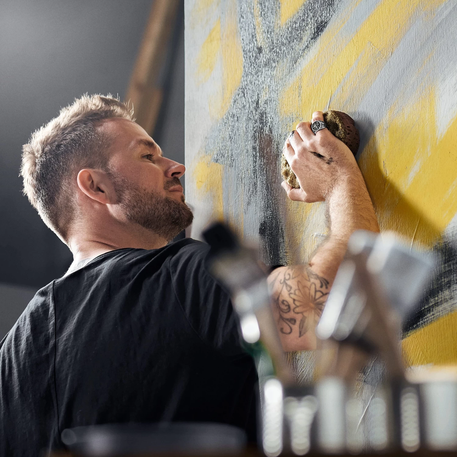 Aras | Nautical-themed Stainless Steel Pinky Signet Ring - Image 4