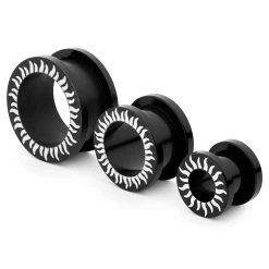 Sawtooth Acrylic Ear Tunnel
