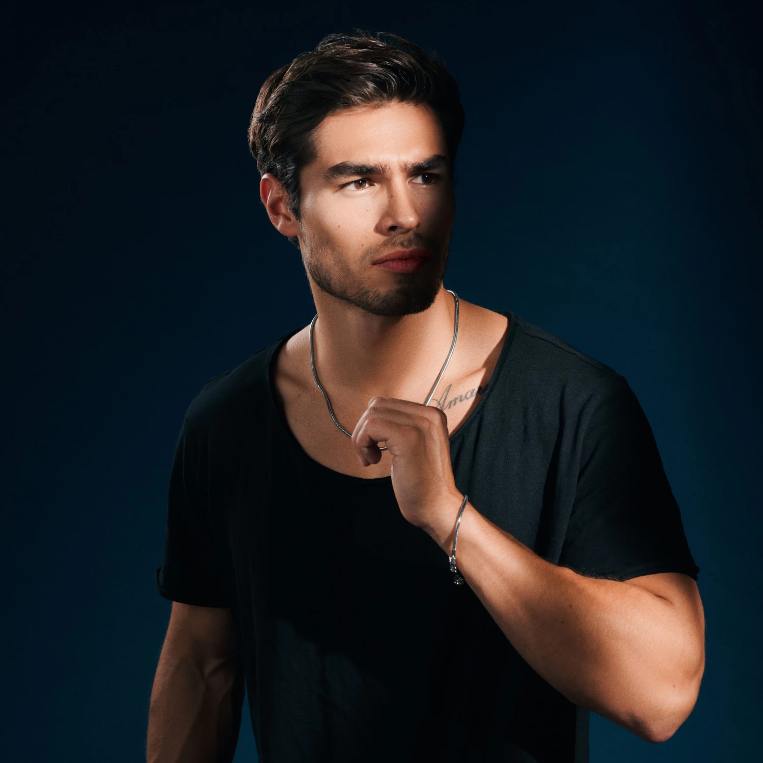 Essentials | 3 Mm Silver-Tone Snake Chain Bracelet - Image 2