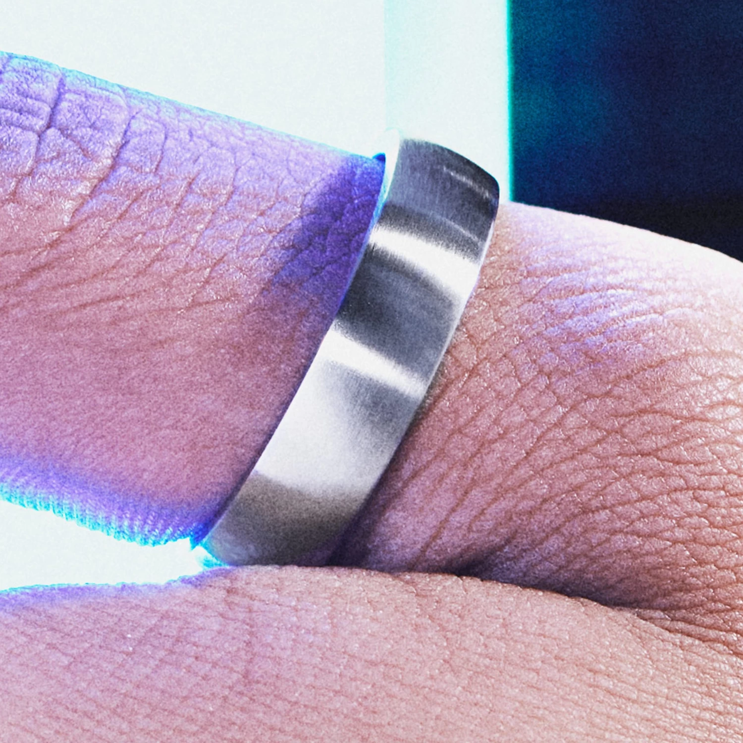 Ferrum | 6 Mm Brushed Silver-Tone Stainless Steel D-Shape Ring - Image 6