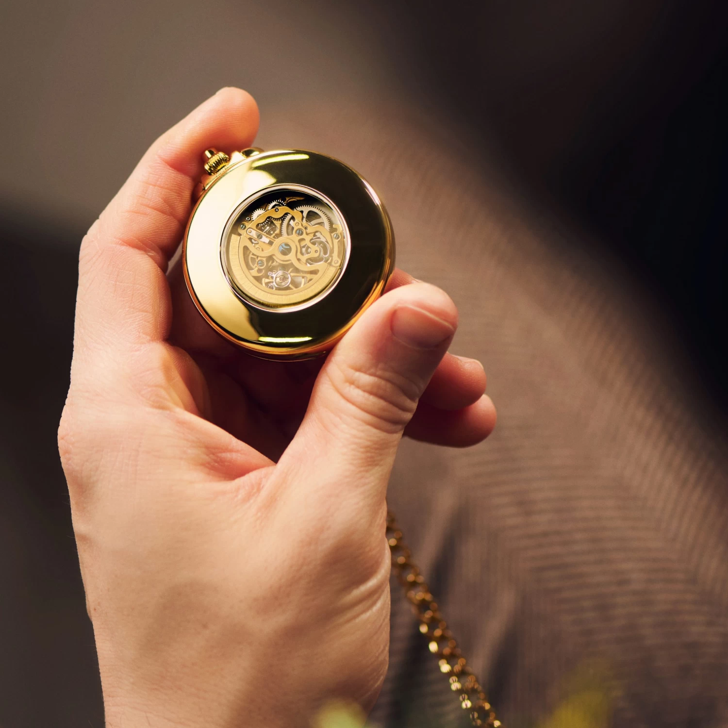 Easton | Gold-tone Automatic Pocket Watch - Image 3