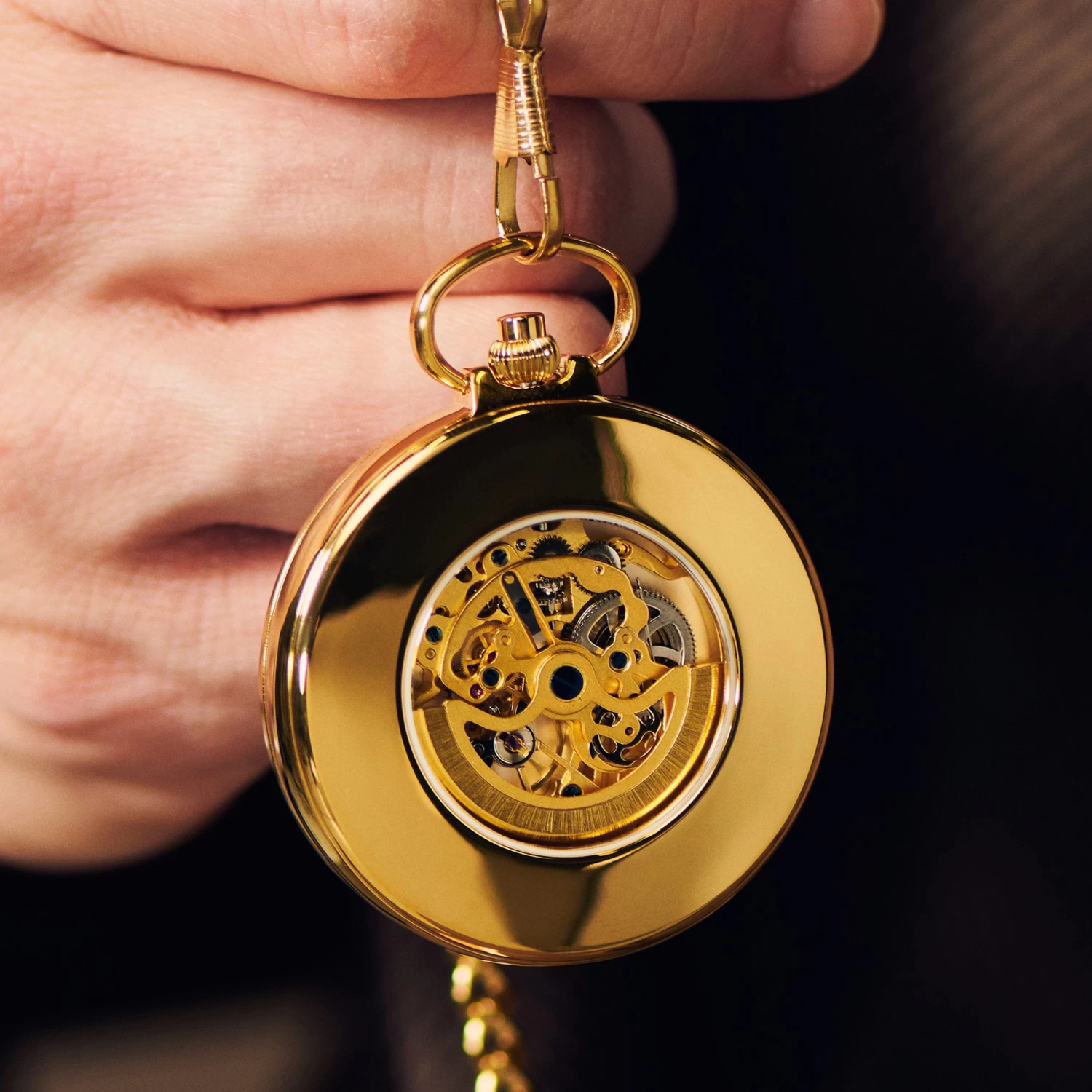 Easton | Gold-tone Automatic Pocket Watch - Image 9