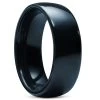 8 Mm Polished Royal Blue Ceramic Ring